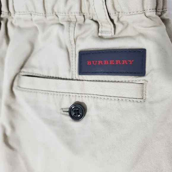 Burberry Children Boys Ricky Khaki Cotton Pants sz 3 years - Picture 4 of 8